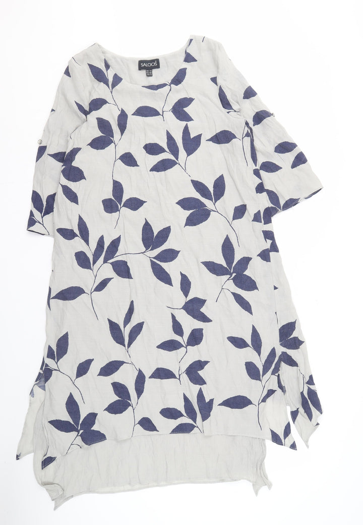 Saloos Women's Multicoloured Floral Dress Size 12