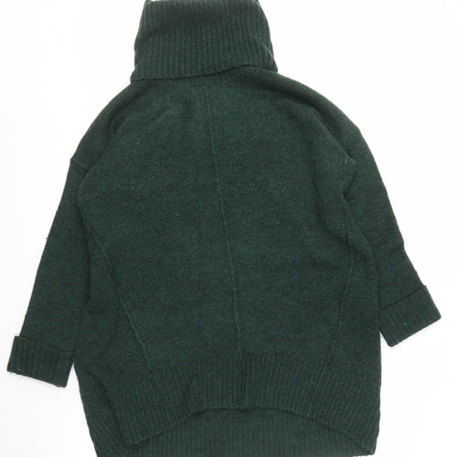 RJR John Rocha Women's Green Roll Neck Jumper Size 14