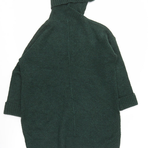 RJR John Rocha Women's Green Roll Neck Jumper Size 14