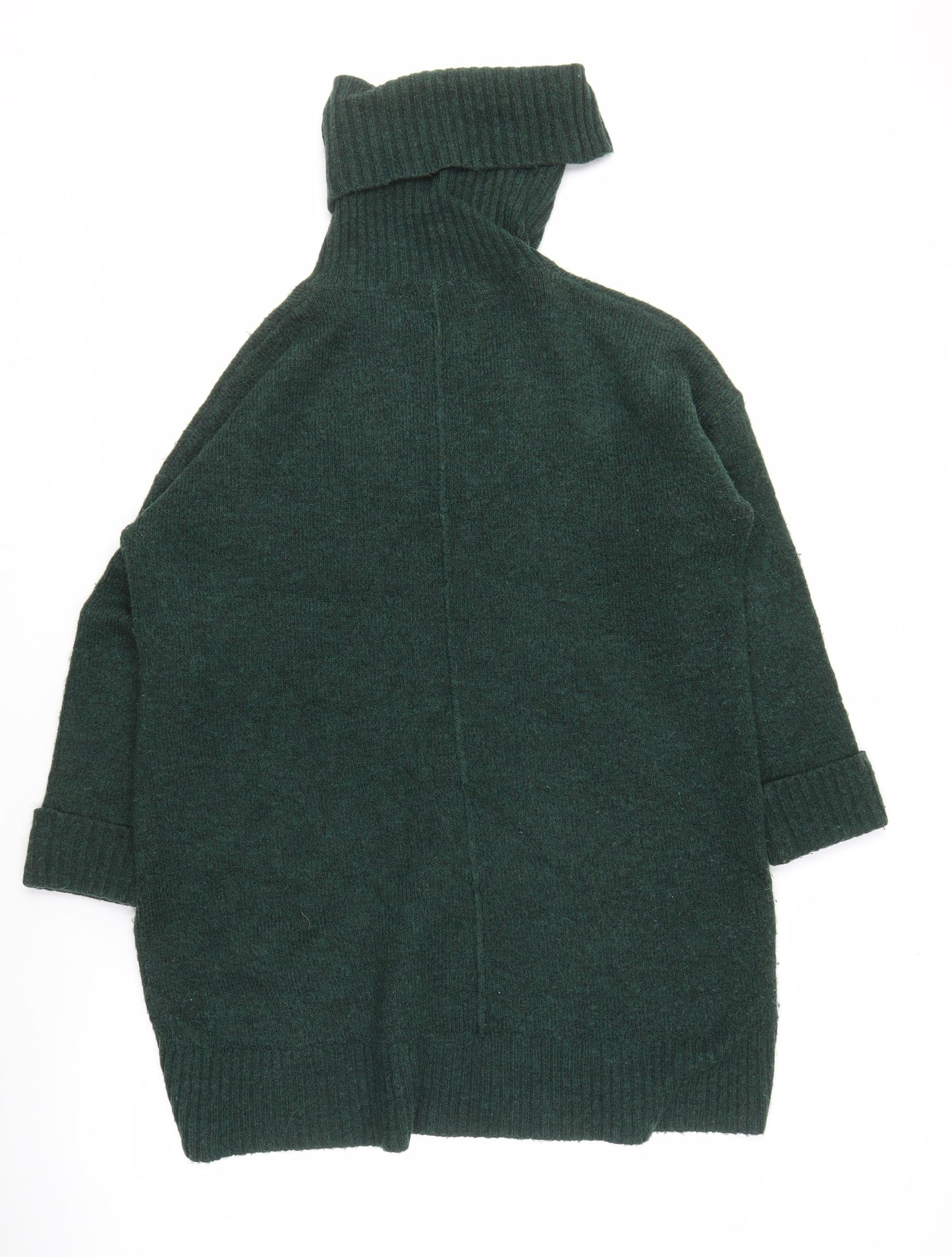 RJR John Rocha Women's Green Roll Neck Jumper Size 14