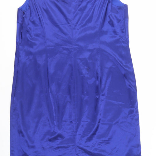 Michel Ambers Blue Sheath Dress Size 22 Women's Formal