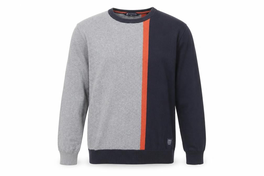 Front view of Crew Clothing Men's XL Multicoloured Pullover