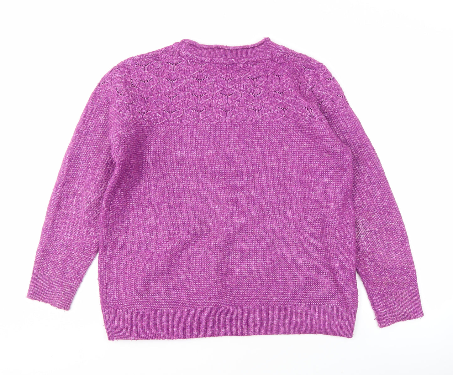 ISLE Women's Purple Pullover Jumper - Size L