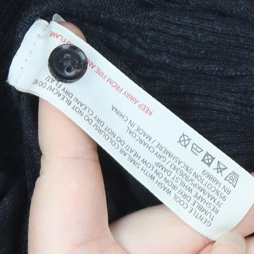 Fat Face Men's Black Henley Jumper Size S