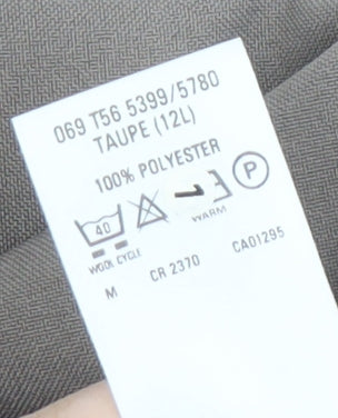 St Michael Women's Brown Pleated Midi Skirt, Size 12