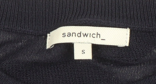 Sandwich Women's Blue Pullover Jumper, Size S