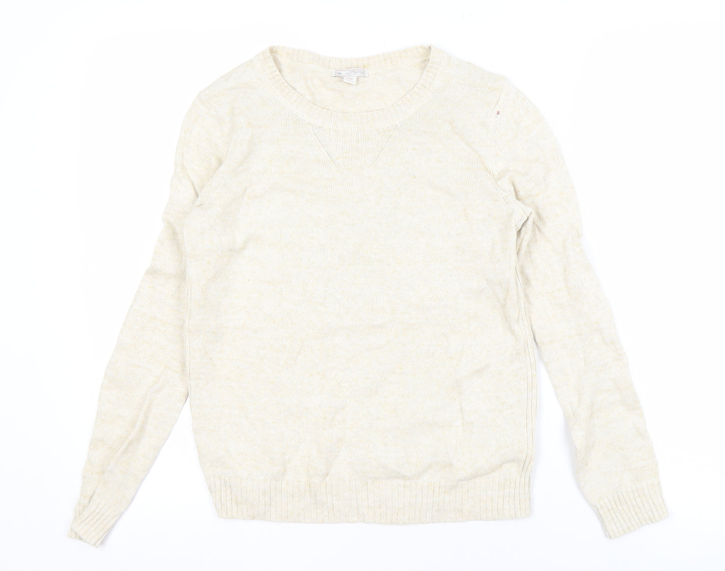 Gap Women's Ivory XS Cotton Pullover Jumper