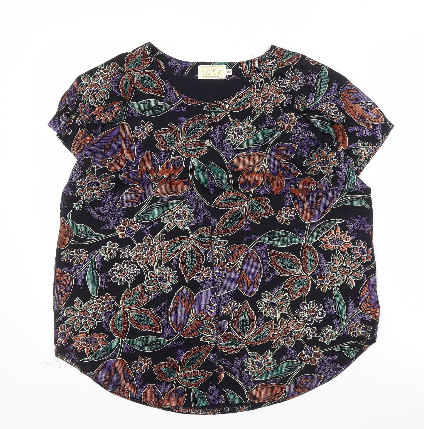Look Women's Multicoloured Floral Blouse - One Size