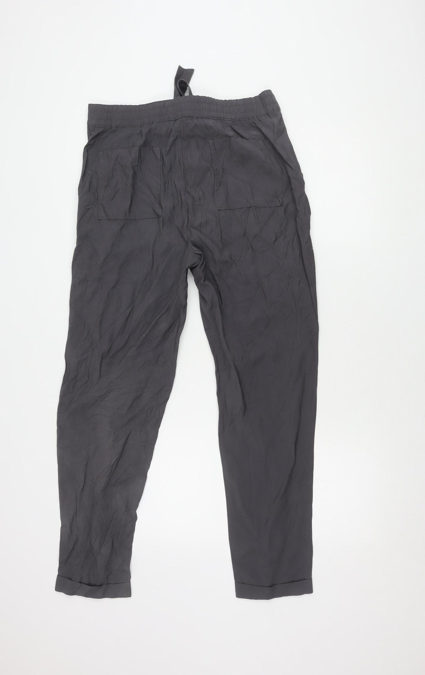 Next Grey Elastic Waist Women's Trousers Size 12L