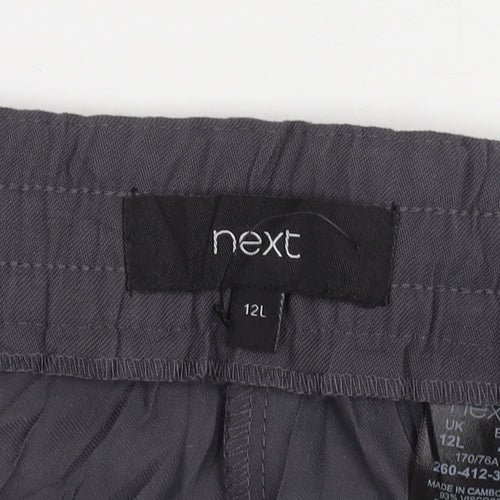 Next Grey Elastic Waist Women's Trousers Size 12L