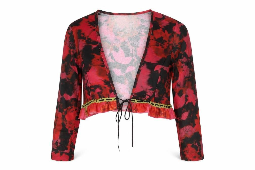 Urban Outfitters Women's Multicoloured XS Floral Blouse