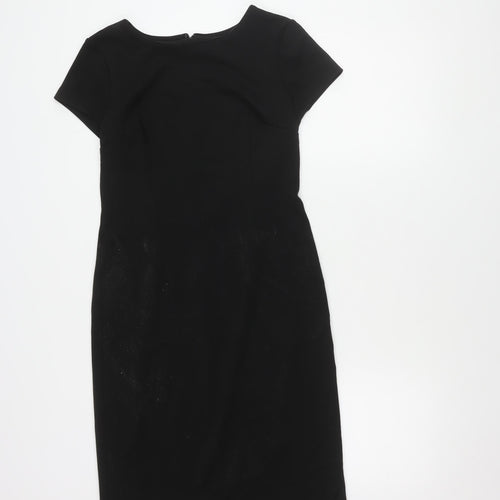 Ann Taylor Women's Black Sheath Dress, Size 8, Workwear