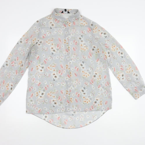New Look Women's Floral Blouse, Multicoloured, Size 12