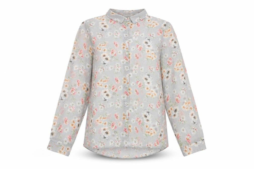 Front view of New Look Women's Floral Blouse, Multicoloured, size 12