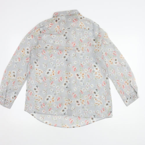 New Look Women's Floral Blouse, Multicoloured, Size 12