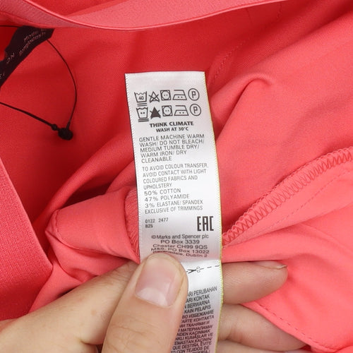 Marks and Spencer Women's Pink Trousers Size 14