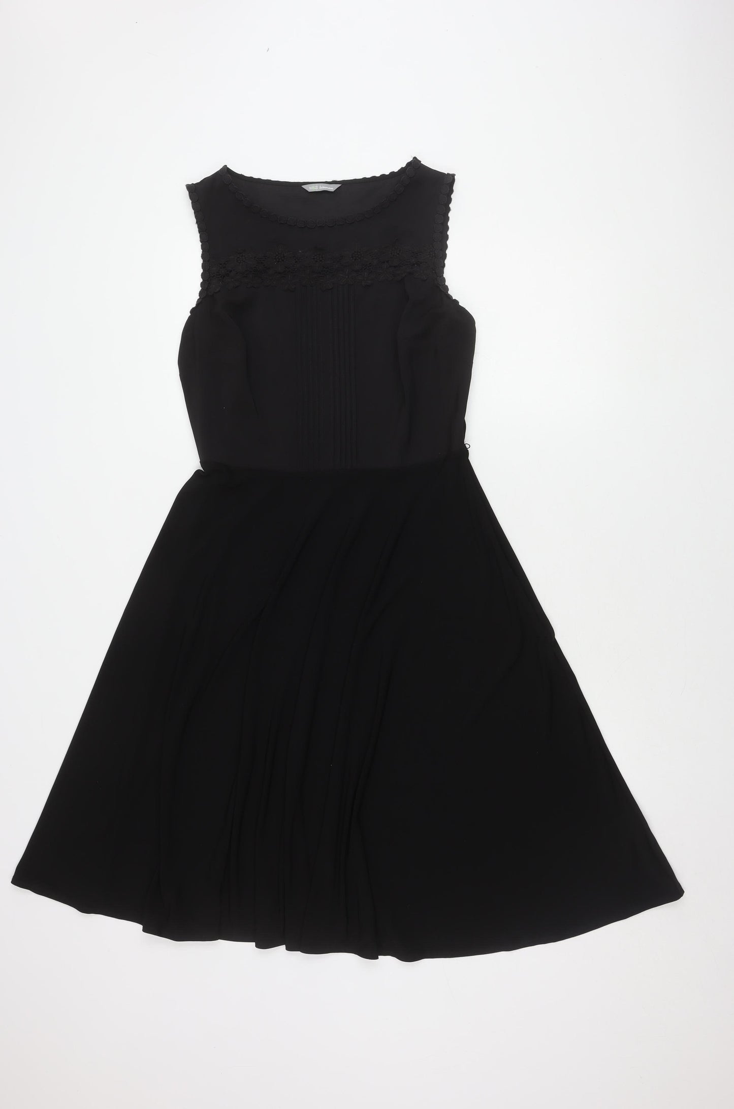 Marks and Spencer Black Dress Women Size 10 Sleeveless