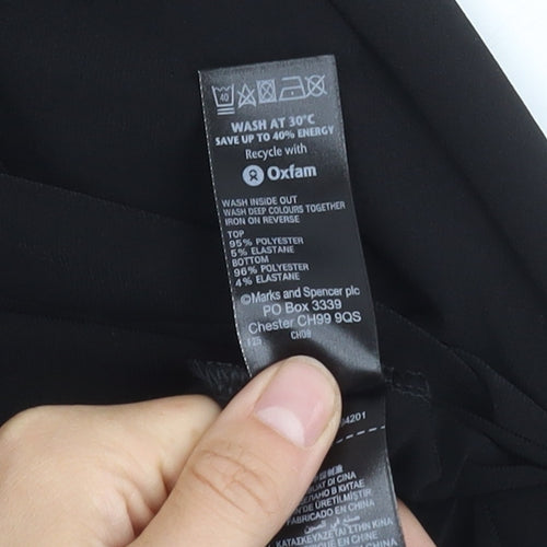 Marks and Spencer Black Dress Women Size 10 Sleeveless