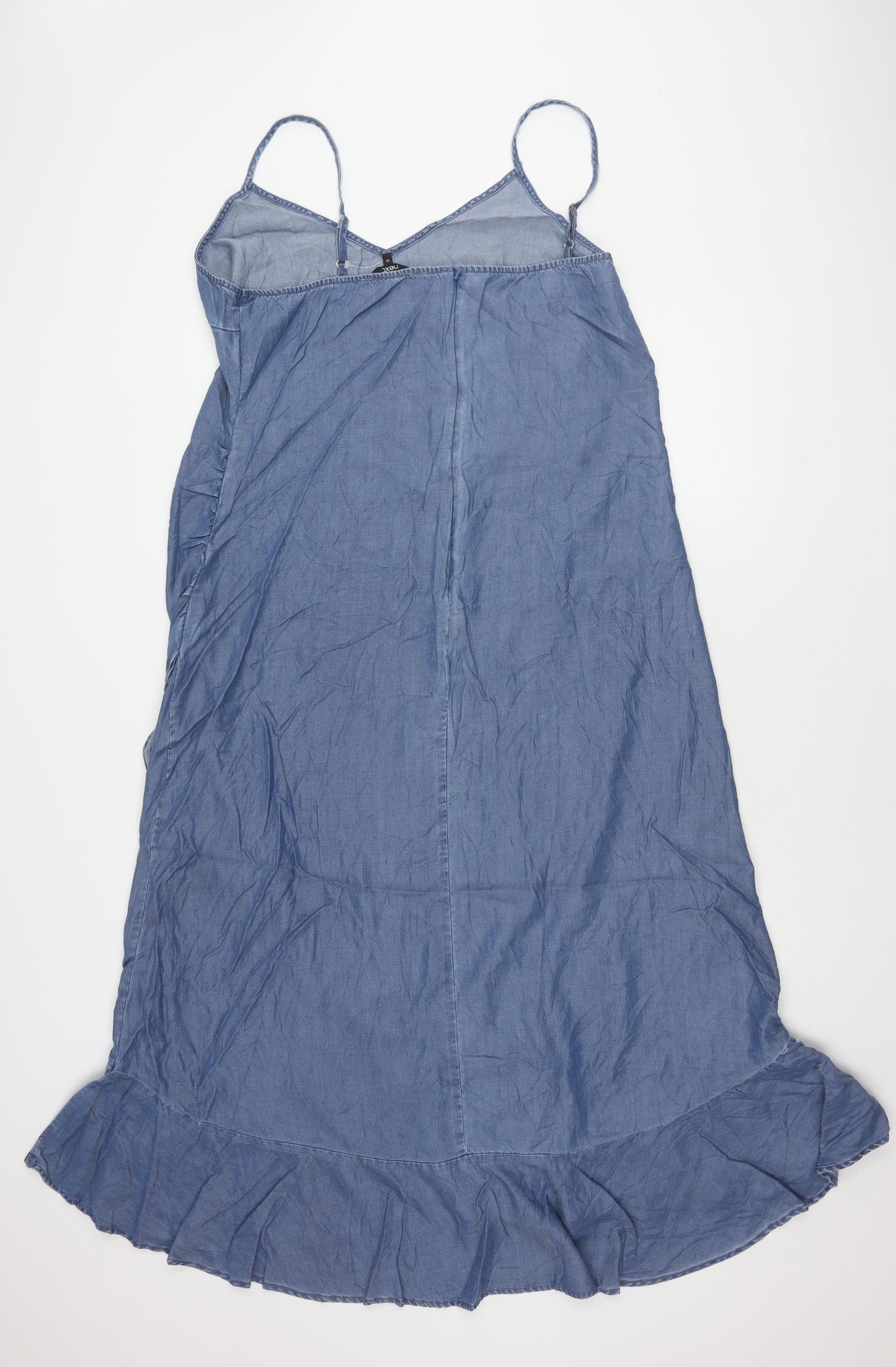 Next Women's Blue Sleeveless Dress Size 20