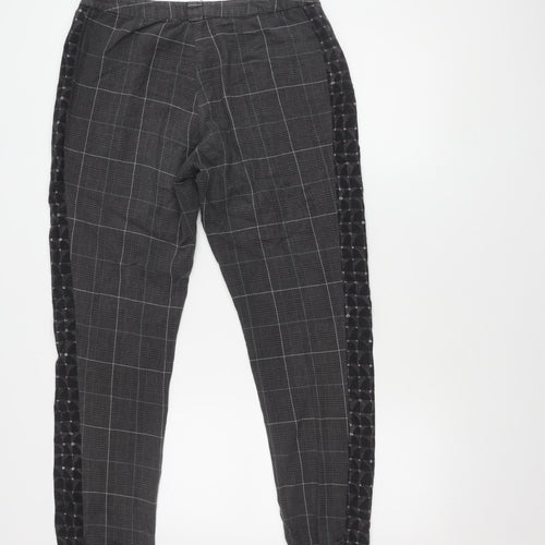 Mais il est ou le soleil? Men's Grey Check Trousers Size 40