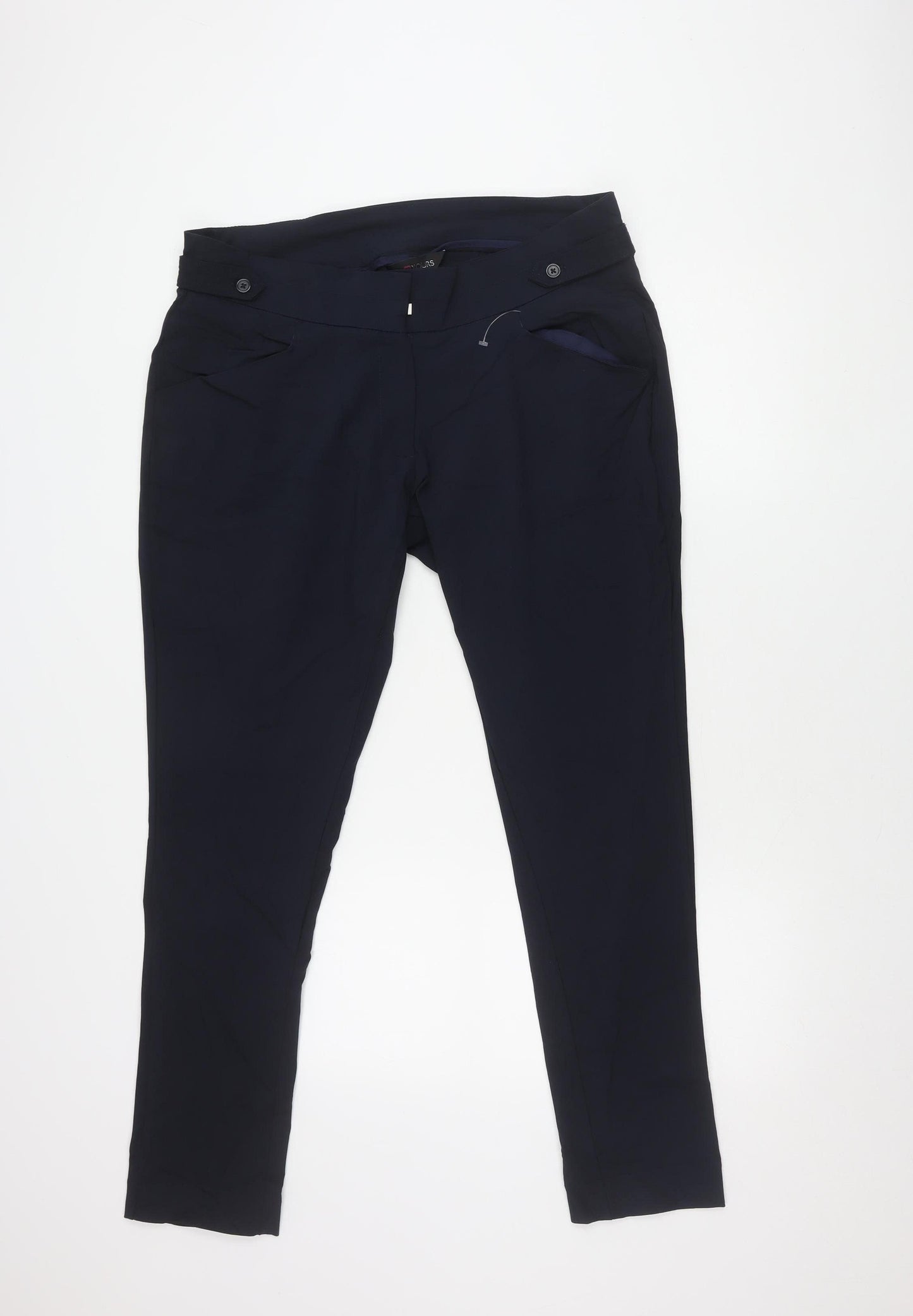 Yours Blue Plus Size Women's Trousers Size 16