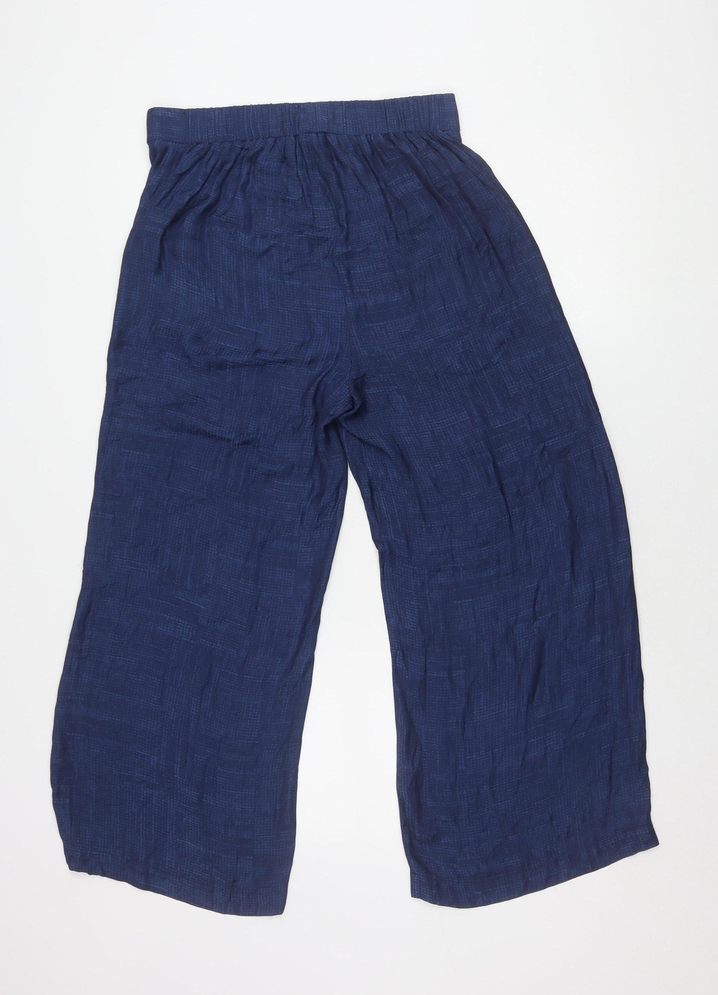 Next Women's Blue Wide-Leg Trousers, Size 12