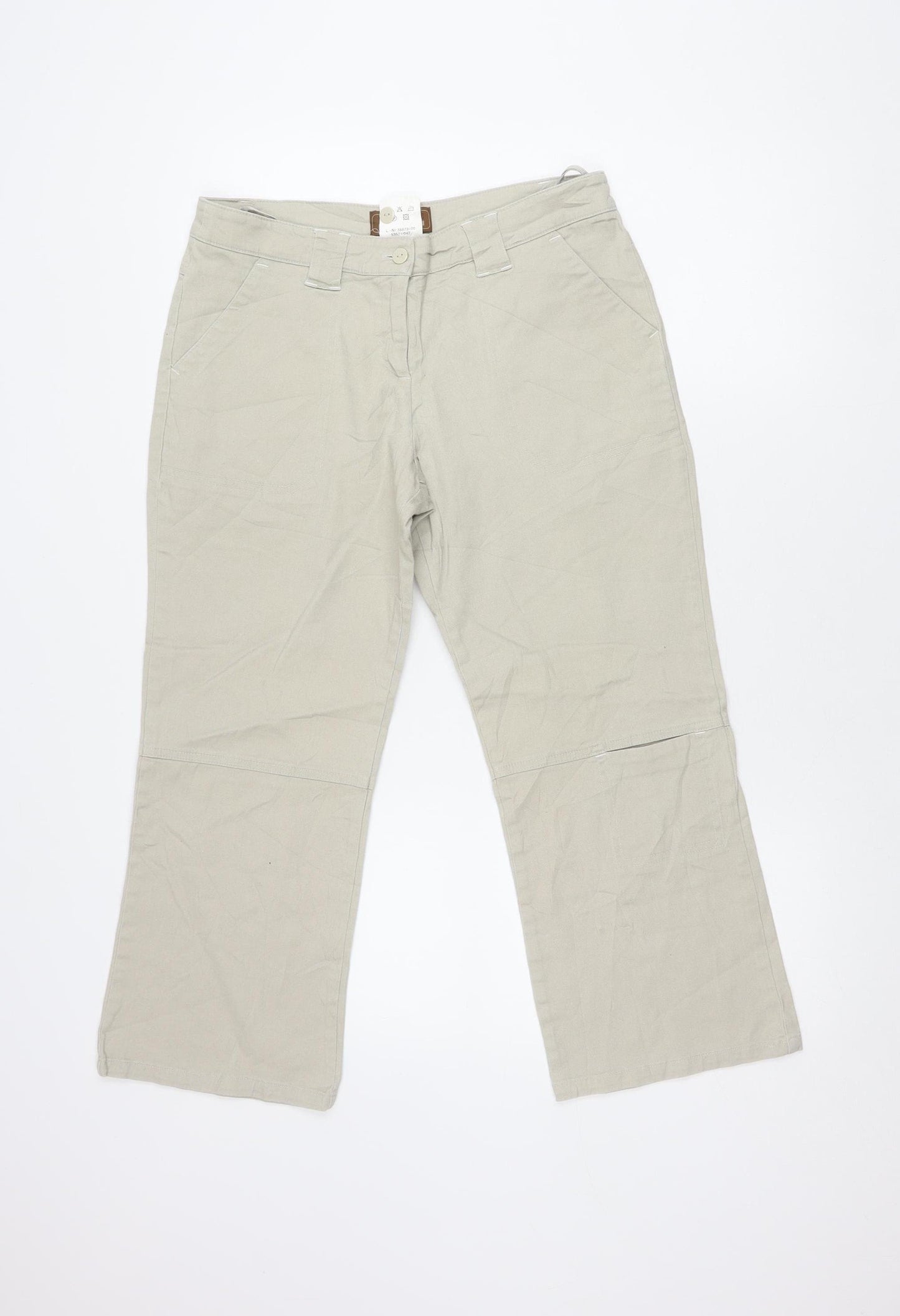 Duty Free Women's Beige Trousers Size 12