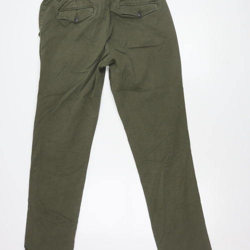 Next Men’s Green Slim Fit Chino Trousers 36in Waist