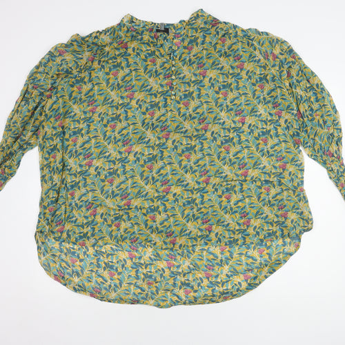 Next Women's Multicoloured Floral Blouse Size 16