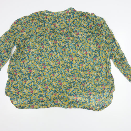 Next Women's Multicoloured Floral Blouse Size 16