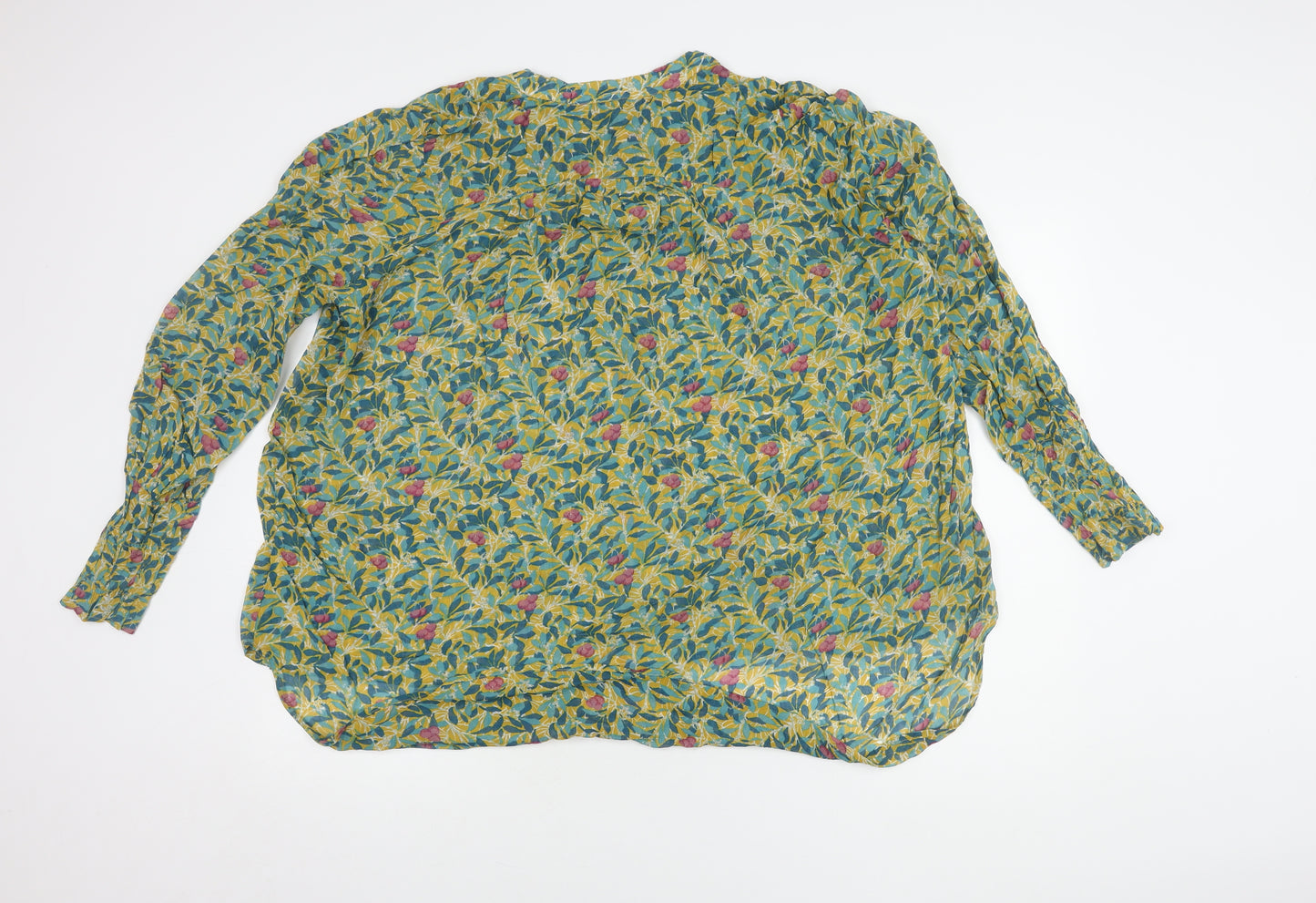 Next Women's Multicoloured Floral Blouse Size 16