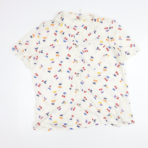 Next Women's Multicoloured Floral Button-Up Shirt
