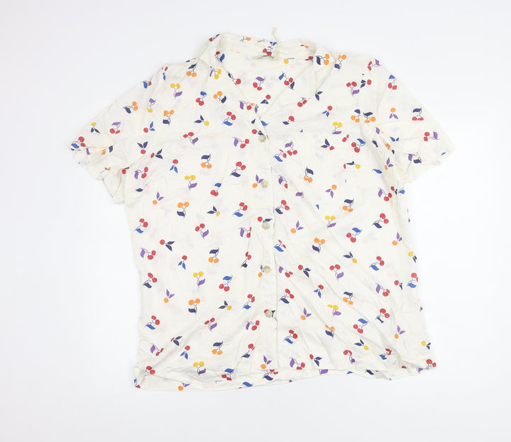 Next Women's Multicoloured Floral Button-Up Shirt