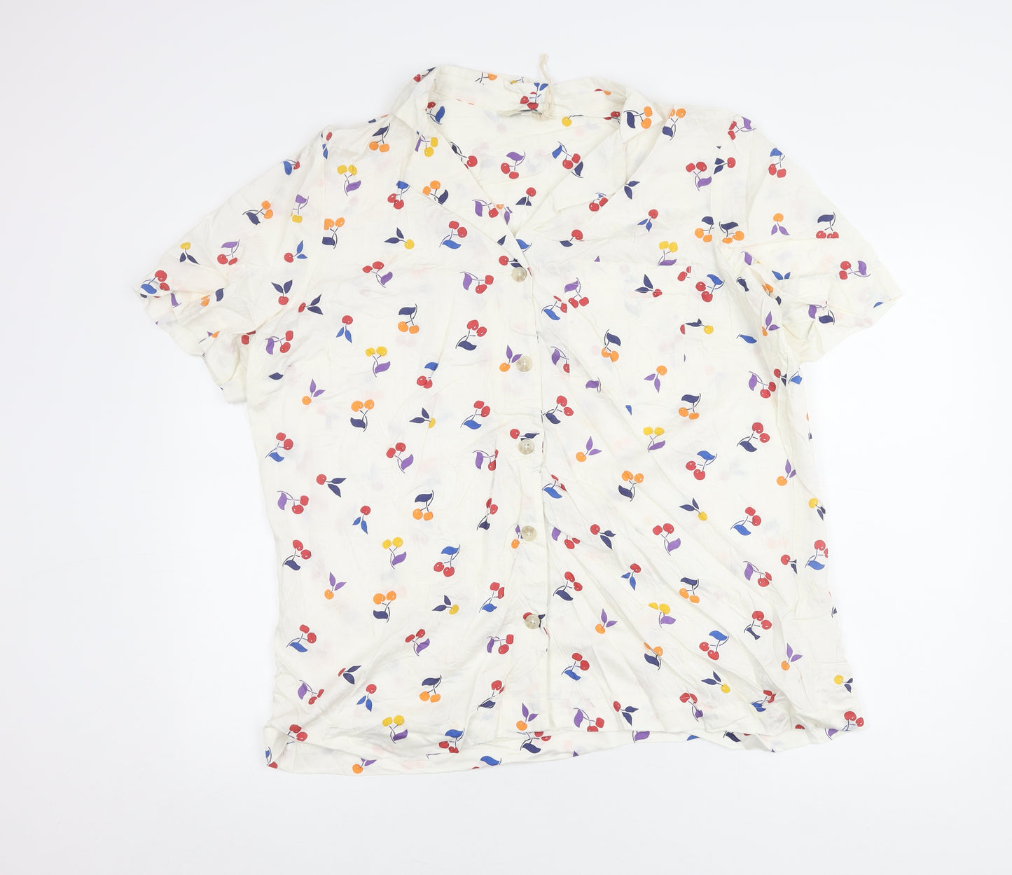 Next Women's Multicoloured Floral Button-Up Shirt