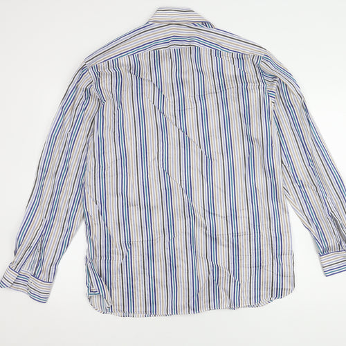 Marks & Spencer Men's Multicoloured Striped Shirt