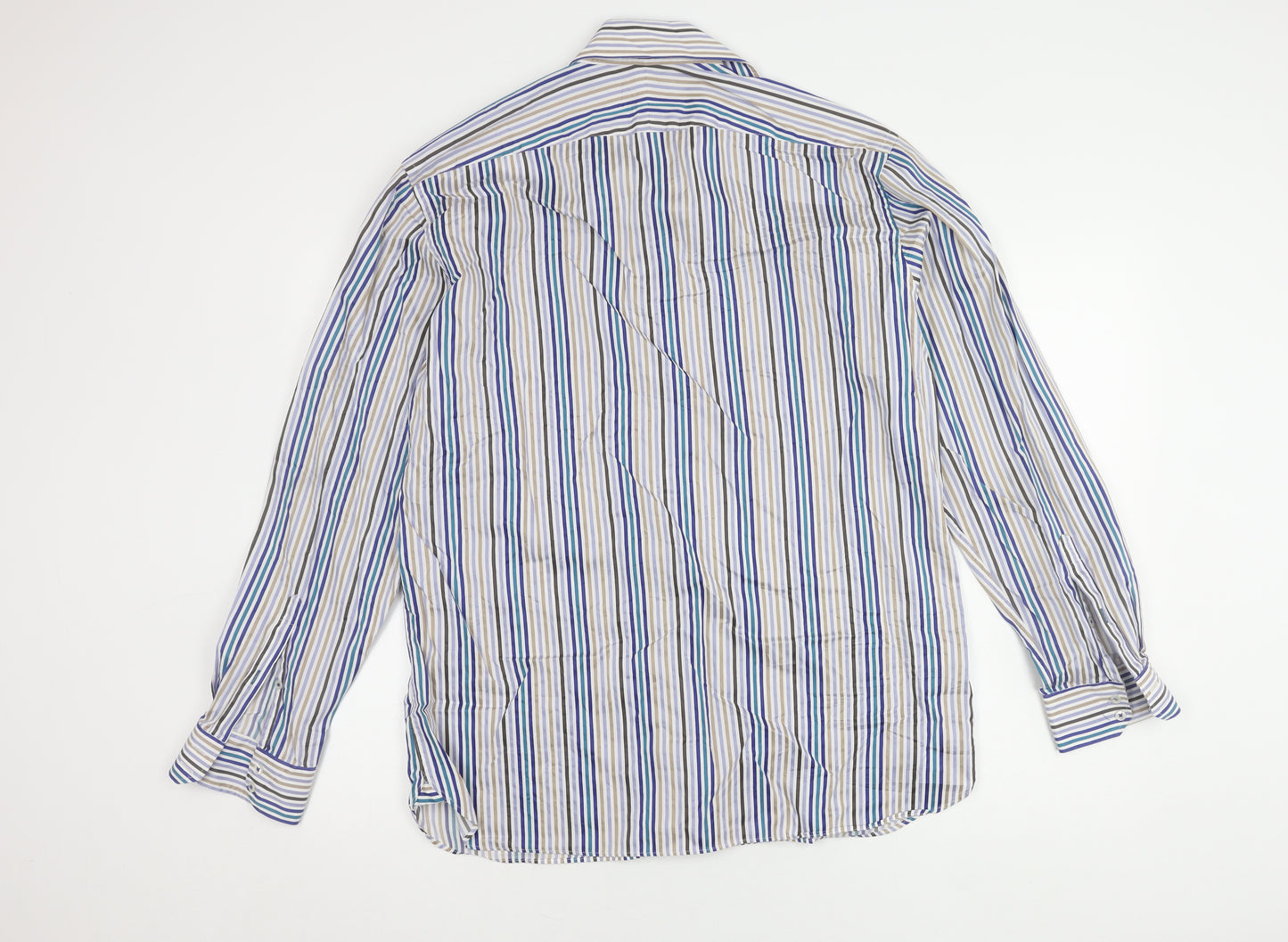 Marks & Spencer Men's Multicoloured Striped Shirt