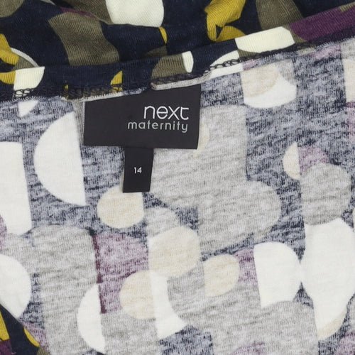 Next Women's Multicoloured Wrap Top Size 14