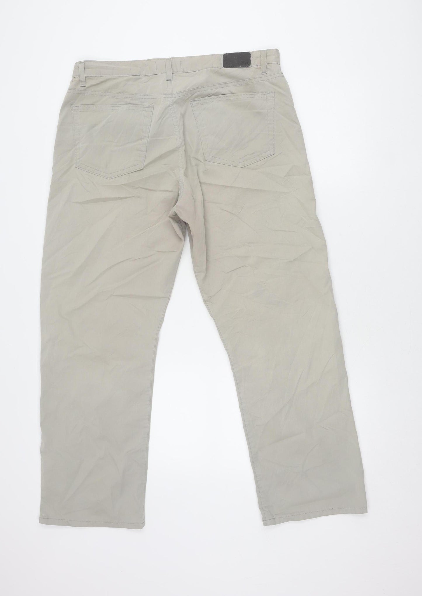 Marks and Spencer Men's Grey Trousers, Size L