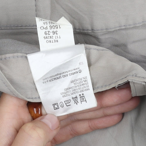 Marks and Spencer Men's Grey Trousers, Size L