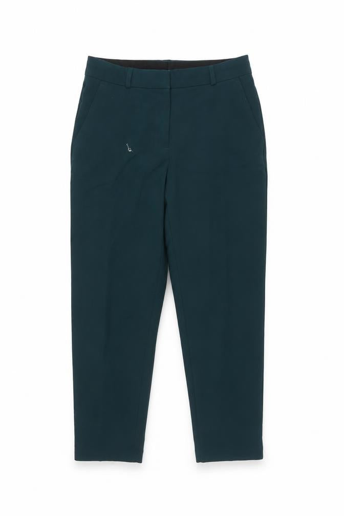 Front view of Marks & Spencer Women's Green Tapered Trousers, size 8