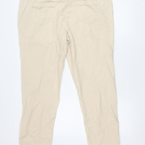 New Look Beige Chino Trousers Men's Size 18