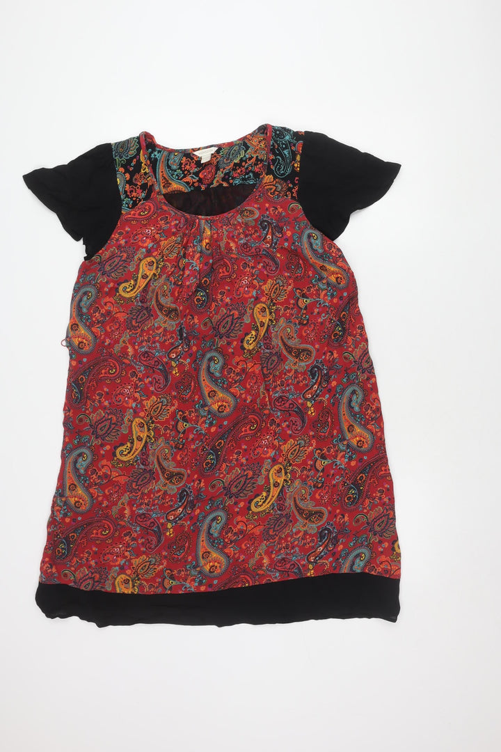 Monsoon Women's Multicoloured Paisley Dress Size 12