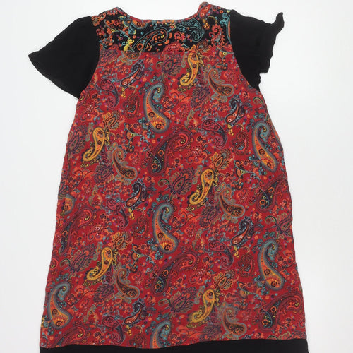 Monsoon Women's Multicoloured Paisley Dress Size 12