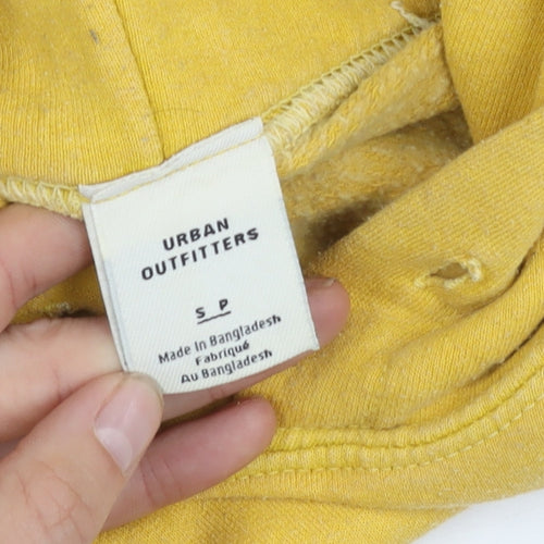 Urban Outfitters Men's Yellow Graphic Print Hoodie S