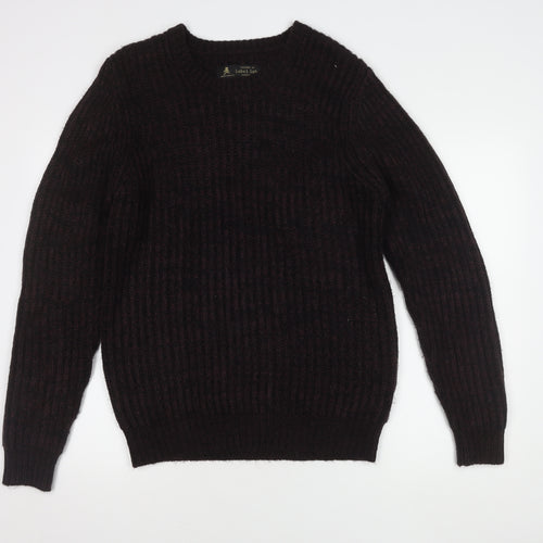 Label Lab Men's Black Medium Pullover Jumper, Acrylic Knit