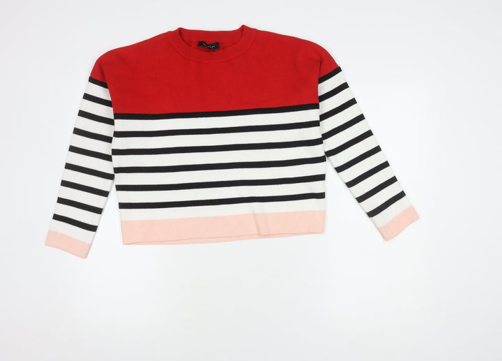 New Look Women's Multicoloured Striped Jumper, Size S