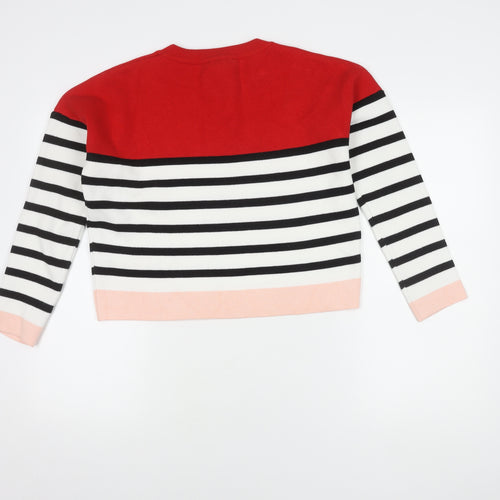 New Look Women's Multicoloured Striped Jumper, Size S