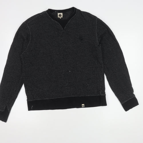 Pretty Green Men's Black Pullover Jumper