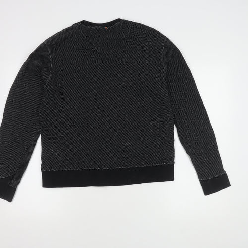 Pretty Green Men's Black Pullover Jumper