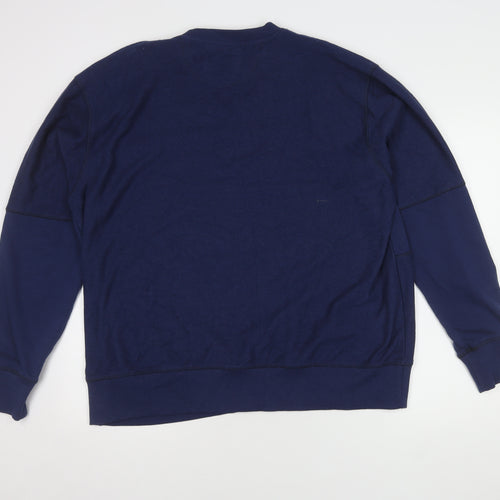 RDHC Men's Blue XL Crew Neck Pullover Jumper